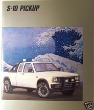 1988 Chevrolet S10 Brochure - $5.00