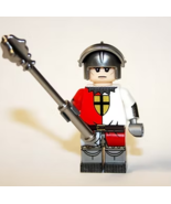 BBStore Buy Minifigures Limited Knight Red and White Gold Cross Castle S... - $6.50