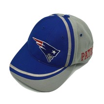 New England Patriots Reebok Pro Line Snapback Blue Gray Hat NFL Embroidered - £22.14 GBP