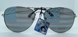 American Flag Sunglasses Chrome Frames Unisex Fits Most Adults - £4.79 GBP
