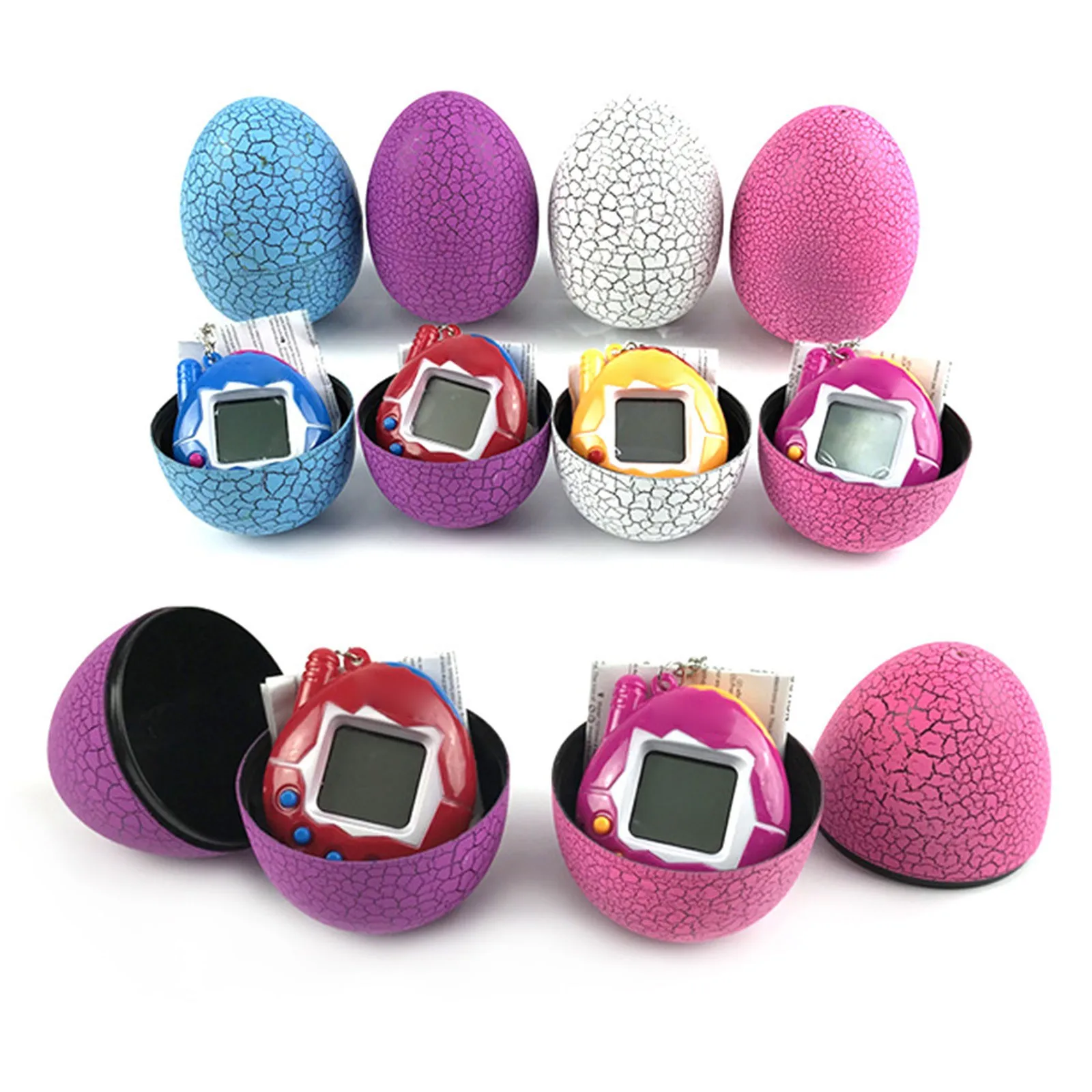 Easter Patterned Egg Pets In One Virtual Pet Network Toys Retro Funny AR Cat Dog - £13.81 GBP+
