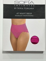 Women&#39;s Sofia Vergara Pink Smoothing Seamless At Waist Lace Brief Size X... - £5.47 GBP