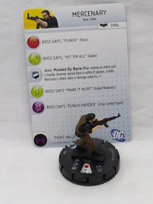 Mercenary Dark Knight Rises Movie Heroclix Figure #008 With Card - $8.90