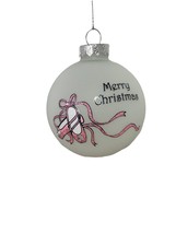 CBK Orament 3 inch Ballerina Ball Glass Hand Painted Christmas Hanging With Tags - $10.78