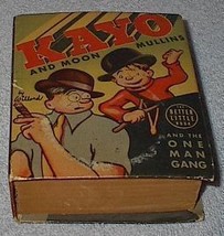 Better Little Book Kayo and Moon Mullins The One Man Gang 1939 - $22.00