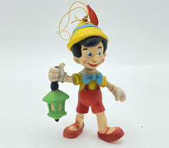 Vintage Walt Disney&#39;s Pinocchio Christmas Ornament Made in Hong Kong 3&quot; - £23.71 GBP