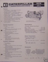 1983 Caterpillar 3516 Marine Diesel Brochure 1125hp - $10.00