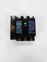Mitsubishi Electric NF30-CS 3-Pole Circuit Breaker, 500V 30Amp W/Aux. Sw... - $20.80