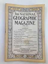 VTG The National Geographic Magazine April 1917 A Tribute to America No Label - £11.09 GBP