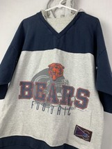 Vintage Chicago Bears Hoodie T Shirt NFL 1992 Men’s Medium Short Sleeve 90s - £27.48 GBP