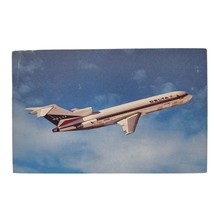 Postcard The Wide-Ride Boeing 727 Jet Delta Airlines Aviation Chrome Unp... - $22.66