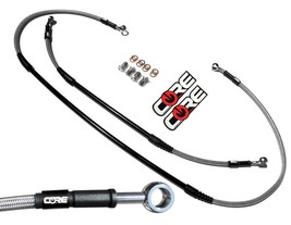 Brake Lines Honda CRF250R 2002-2005 2006 2007 Front Rear Stainless Steel Braided - £90.61 GBP