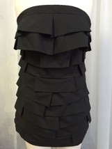 L.R. Collection Women&#39;s Dress Mini Layered Ruffled Dress Junior SIze Medium - £22.62 GBP