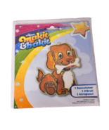 DIY Makit &amp; Bakit Dog with Bone Puppy Stained Glass Suncatcher Kit Kid C... - €10,83 EUR