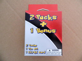 Pokemon Mystery Box 2 Packs + 1 Bonus (1 Pin Or 1 Ex/Gx Card) Limited Edition - £20.45 GBP