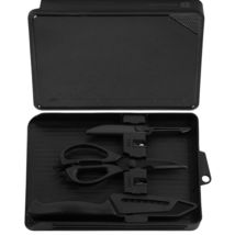 Compact 5-in-1 Outdoor Cooking Set with Santoku Knife, Peeler &amp; Shears -... - $44.50