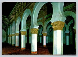 Toledo France color Picture Vtg Postcard unp arches inside church interi... - $4.88