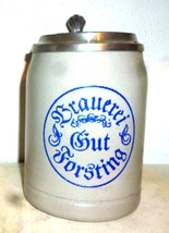 Brauerei Gut Forsting Forstinger Bier lidded German Beer Stein - $19.95