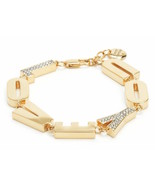 Juicy Couture Statement Bracelet Pave Crystals Love You Gold Tone New in... - $87.12