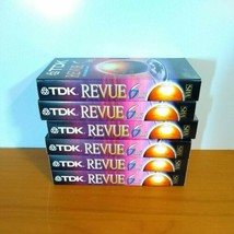 TDK T-120RV 6 hour Blank VHS Superior Quality Tapes-Lot of 6 - £13.08 GBP