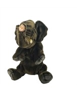 Elephant Hand Puppet Full Body Doll Hansa Real Looking Plush Animal Lear... - $56.99