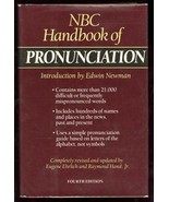 NBC HANDBOOK OF PRONUNCIATION By Eugene H. Ehrlich &amp; Raymond Hand - Hard... - $10.00
