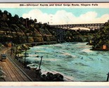 Whirlpool Rapids Great Gorge Route Trolley Line Niagara Falls NY WB Post... - £2.09 GBP