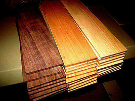 MULTIPAK (24) THIN, KILN DRIED, SANDED MAPLE, WALNUT, CHERRY 12 X 3 X 3/8&quot; - $54.40