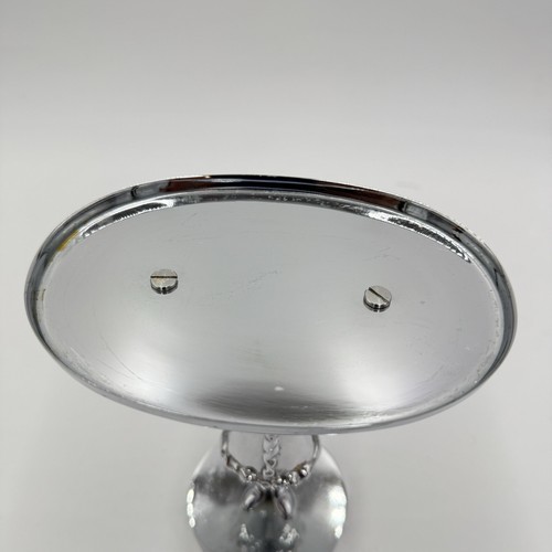 Pottery Barn Reindeer Pedestal Soap Holder Tray Metal Holiday Chromatic Metal Item image 10