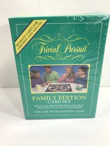 VINTAGE 1992 Trivial Pursuit Family Edition 2 Box Card Set Use w/Any Mas... - £23.64 GBP