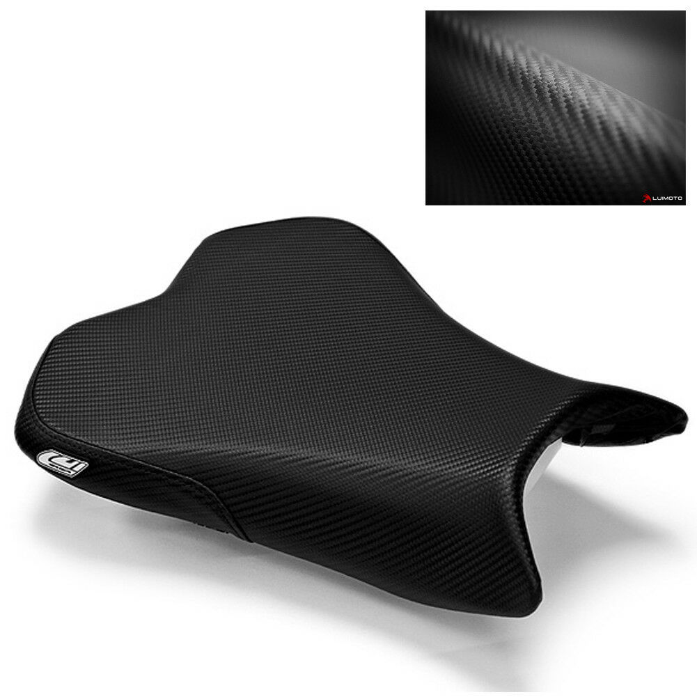 Kawasaki ZX6R Seat Cover 2009-2016 2017 2018 Black Carbon Fiber Front Lu... - $60.00
