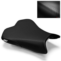 Kawasaki ZX6R Seat Cover 2009-2016 2017 2018 Black Carbon Fiber Front Lu... - $60.00