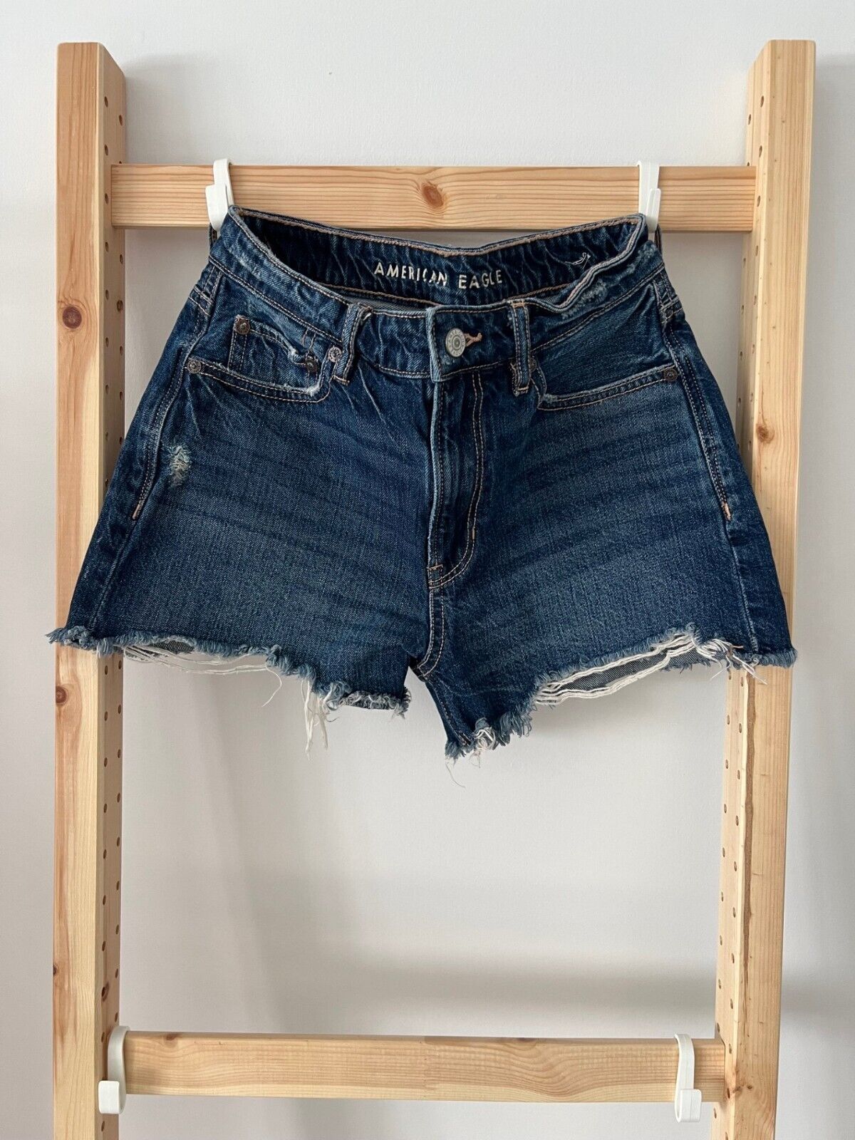 Primary image for American Eagle Denim Cut Offs Jean Shorts Blue ( 2 )