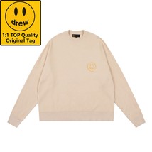 2022 New Winter Drew House  Face Embroidery Waffle  Sweaters For Men and Women C - £186.15 GBP