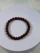 (#182) - RED JASPER CRYSTAL BRACELET - NEW - $187.57 MXN