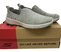 Skechers Women&#39;s Go Walk Arch Fit Slip-On Sneaker Grey 6.5 - £18.02 GBP