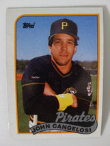 1989 Topps John Cangelosi Pittsburgh Pirates Wrong Back Error Baseball Card - £3.98 GBP