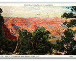 View From Bright Angel Camp Grand Canyon Arizona WB Postcard W22 - $1.93
