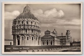 Italy Pisa Piazza Del Duomo Real Photo Postcard C44 - $9.95
