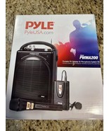 Pyle Pro Audio PWMA200 Rechargeable Pa System W/ Wireless Lavalier &amp; Wir... - $135.82 CAD