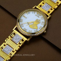 Brand New Designer Exclusive 22K 916% Gold Mens Man wrist Watch CZ Studd... - $11,969.10