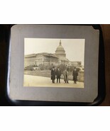 Antique US CAPITOL Cabinet Card Photo ARTHUR RANDLE 1900s large rare DC ... - $7,495.31 MXN