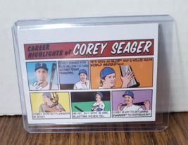 Corey Seager 2022 Topps Heritage High Number Career Highlights Comic 73TC-34 - £4.66 GBP