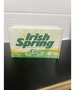 Vintage Irish Spring ALOE Deodorant Soap 4.5oz/127g Bar DISCONTINUED NOS - $7.43