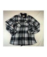 Boston Traders Flannel Shirt Mens Large Black White Jacket Outdoors Hiki... - £20.23 GBP