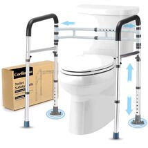 Versatile Toilet Safety Rails with Comfortable Handle - 3 Minutes Instal... - $97.96