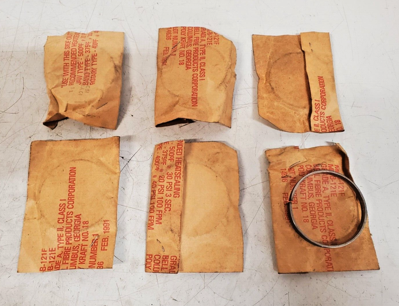 6 Quantity of Silver Brazing Alloy Rings Part Number B CUP-5 | BCUP-5 (6... - $49.63