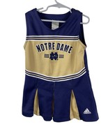 Notre Dame Cheerleader Outfit Little Girl Size Large / 6X Adidas One Piece - $665.28 MXN