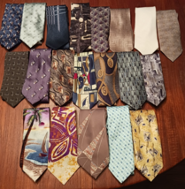 LOT OF 17 MEN'S 100% SILK NECKTIES + (1) VINTAGE HAWAIIAN COTTON + (2) P... - $3,596.90 MXN LOT OF 17 MEN'S 100% SILK NECKTIES + (1) VINTAGE HAWAIIAN COTTON + (2) P... - $3,596.90 MXN