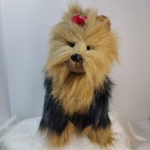 TY Yorkie Yorkshire Terrier Plush 1990 Stuff Animal Excellent Condition 13&quot; - £13.90 GBP